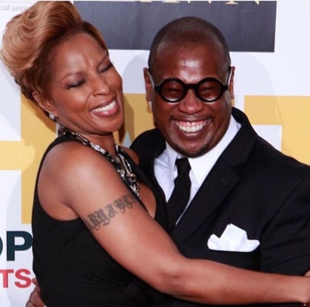 Photo/ Singer Mary J. Blige and Andre Harrell. 