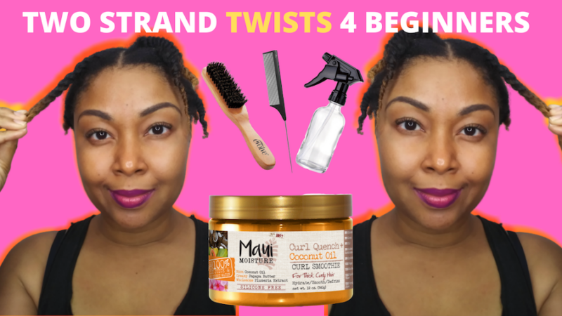 How To Two Strand Twist