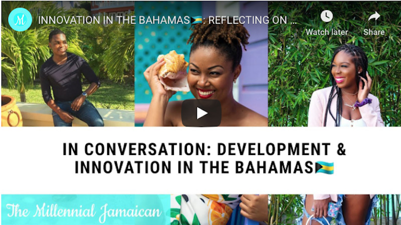 Cover shot Innovation in The Bahamas, Rogan Smith This Bahamian Gyal blogger