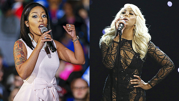 Singers and rivals, K. Michelle and Tamar Braxton.