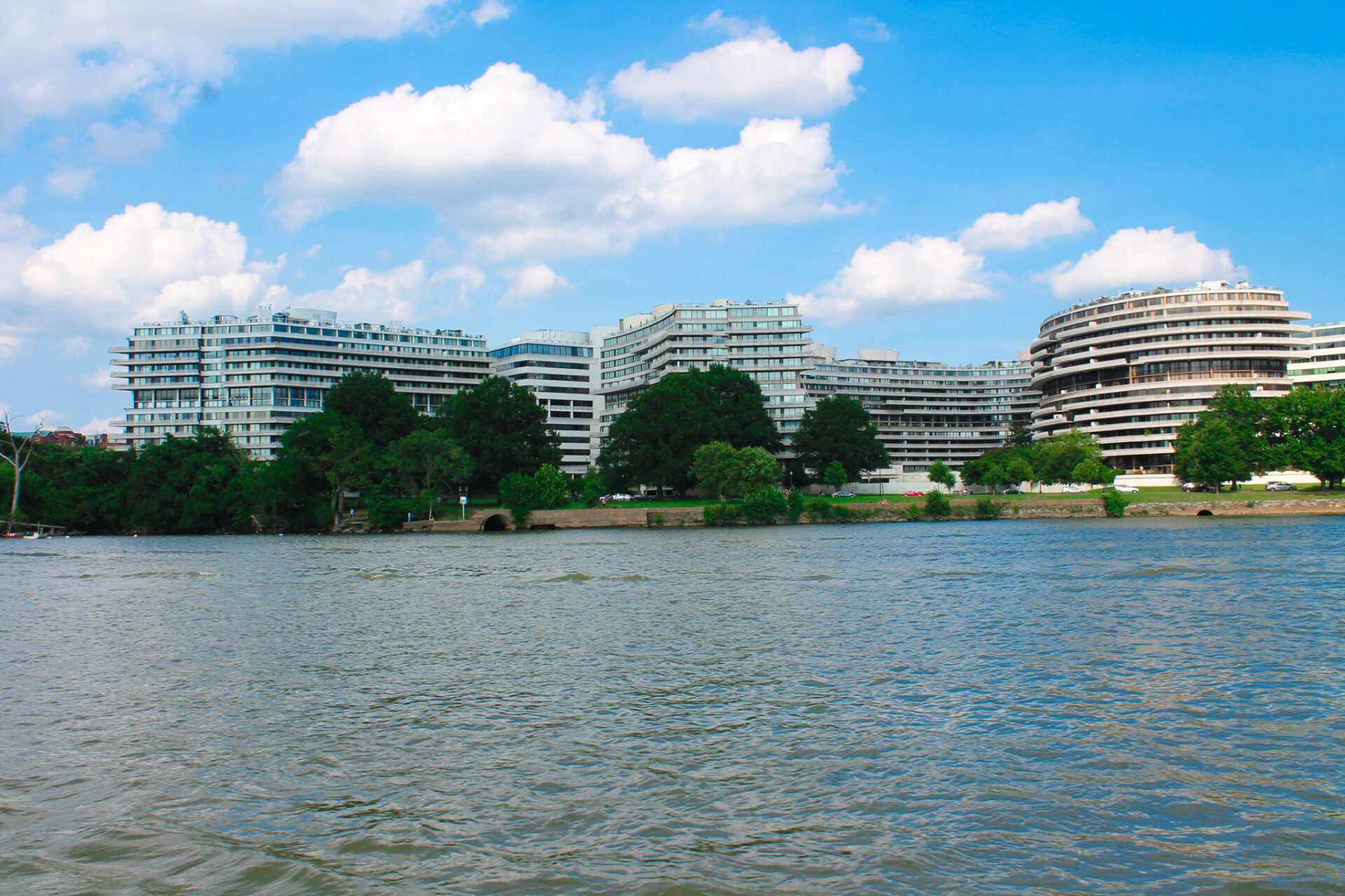 The iconic Watergate complex in Georgetown, DC.