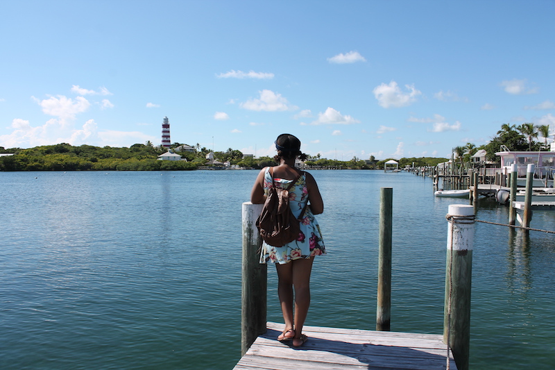 This Bahamian Gyal looking at lighthouse