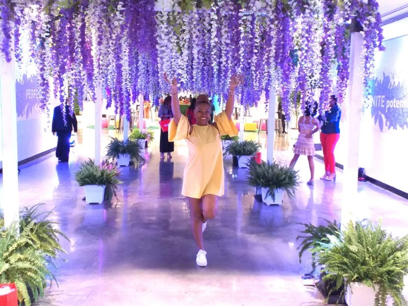 This Bahamian Gyal blogger, Rogan at Summit 21 in Atlanta, GA.