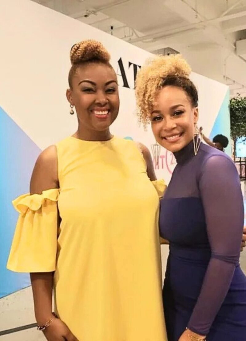 This Bahamian Gyal blogger, Rogan with Morgan Debaun of Summit 21