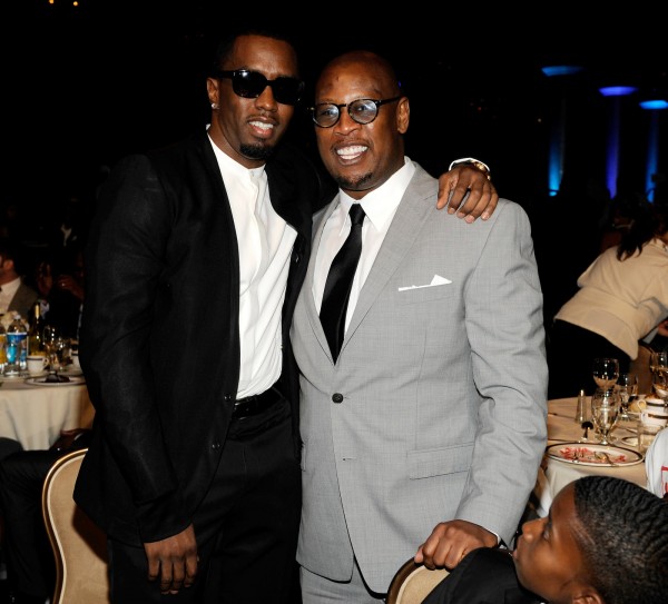 Puff Daddy aka Sean "P. Diddy" Combs and Andre Harrell. 