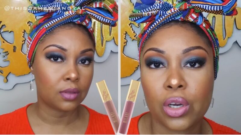 This Bahamian Gyal Blogger, Rogan Smith wears two lipsticks by drug store brand, Milani.