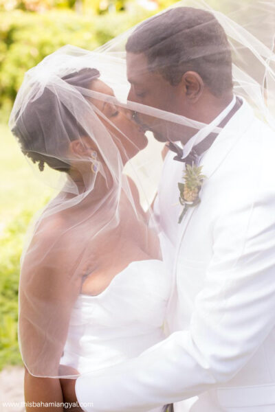 Rogan Smith, This Bahamian Gyal blogger on her wedding day.