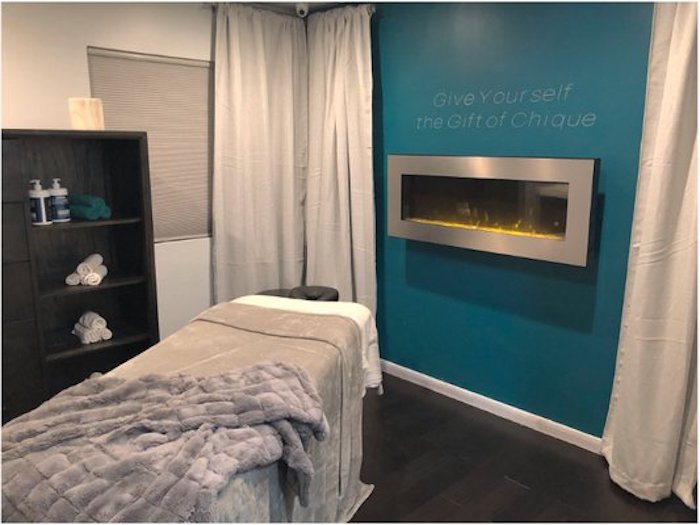 One of the massage rooms at Studio Chique (Photo/Studio Chique Facebook)
