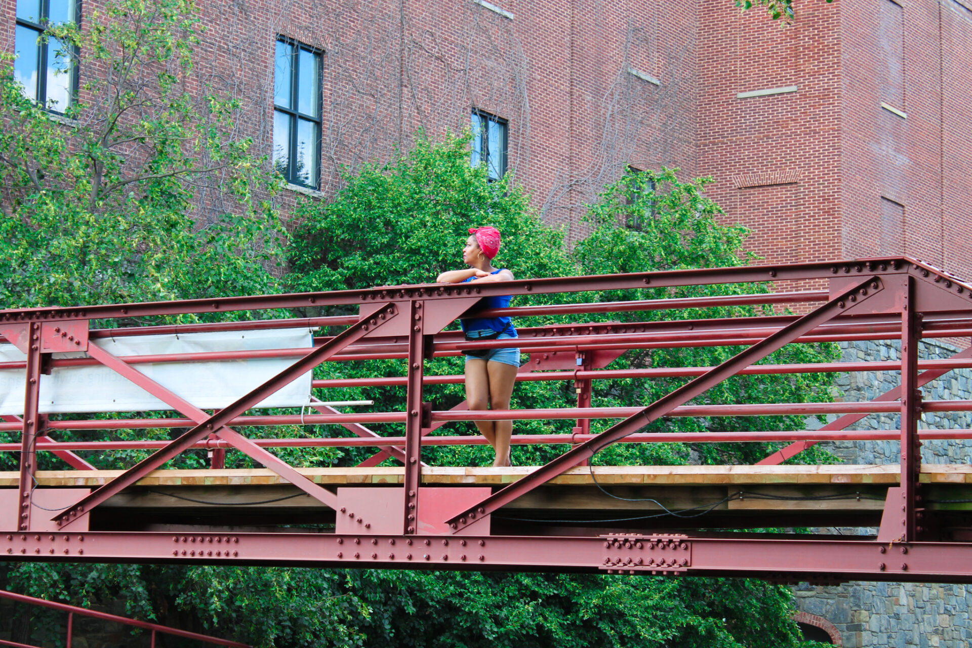 This Bahamian Gyal blogger, Rogan Smith overlooks the C&O Canal in Georgetown, DC. 