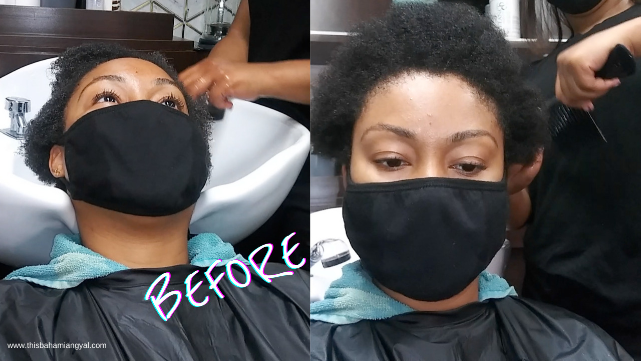 This Bahamian Gyal blogger, Rogan Smith shows off her natural 4c hair following a wash.
