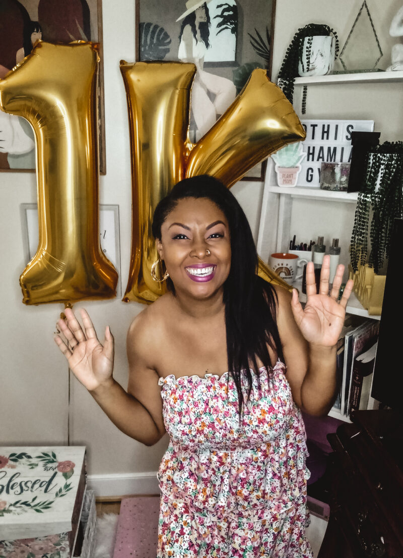 Rogan Smith of This Bahamian Gyal is excited over getting 1000 YouTube subscribers