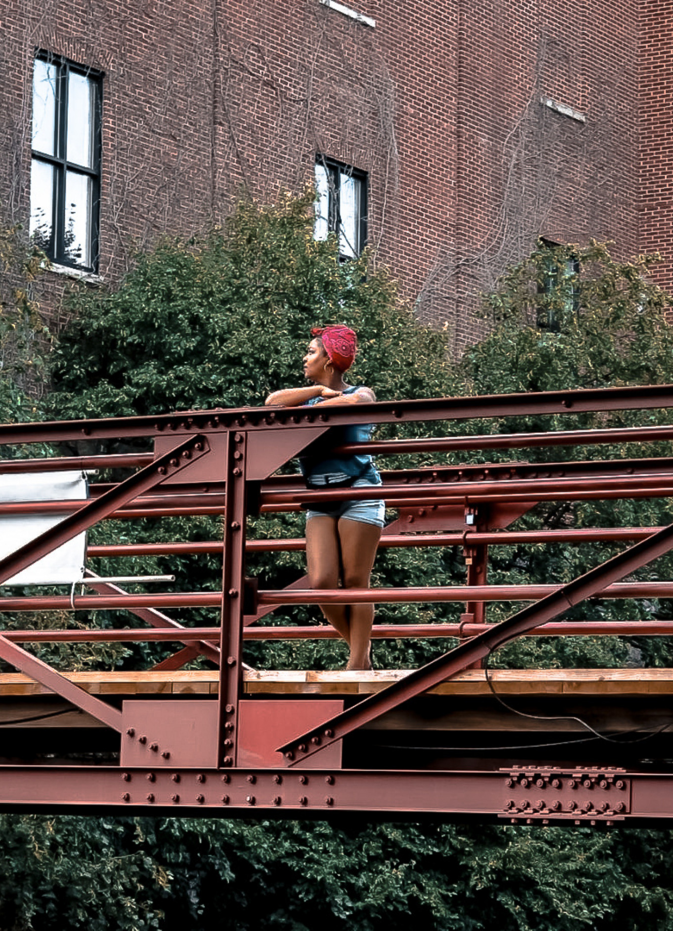This Bahamian Gyal blogger, Rogan Smith looks over the bridge at the C&O Canal in Georgetown, DC