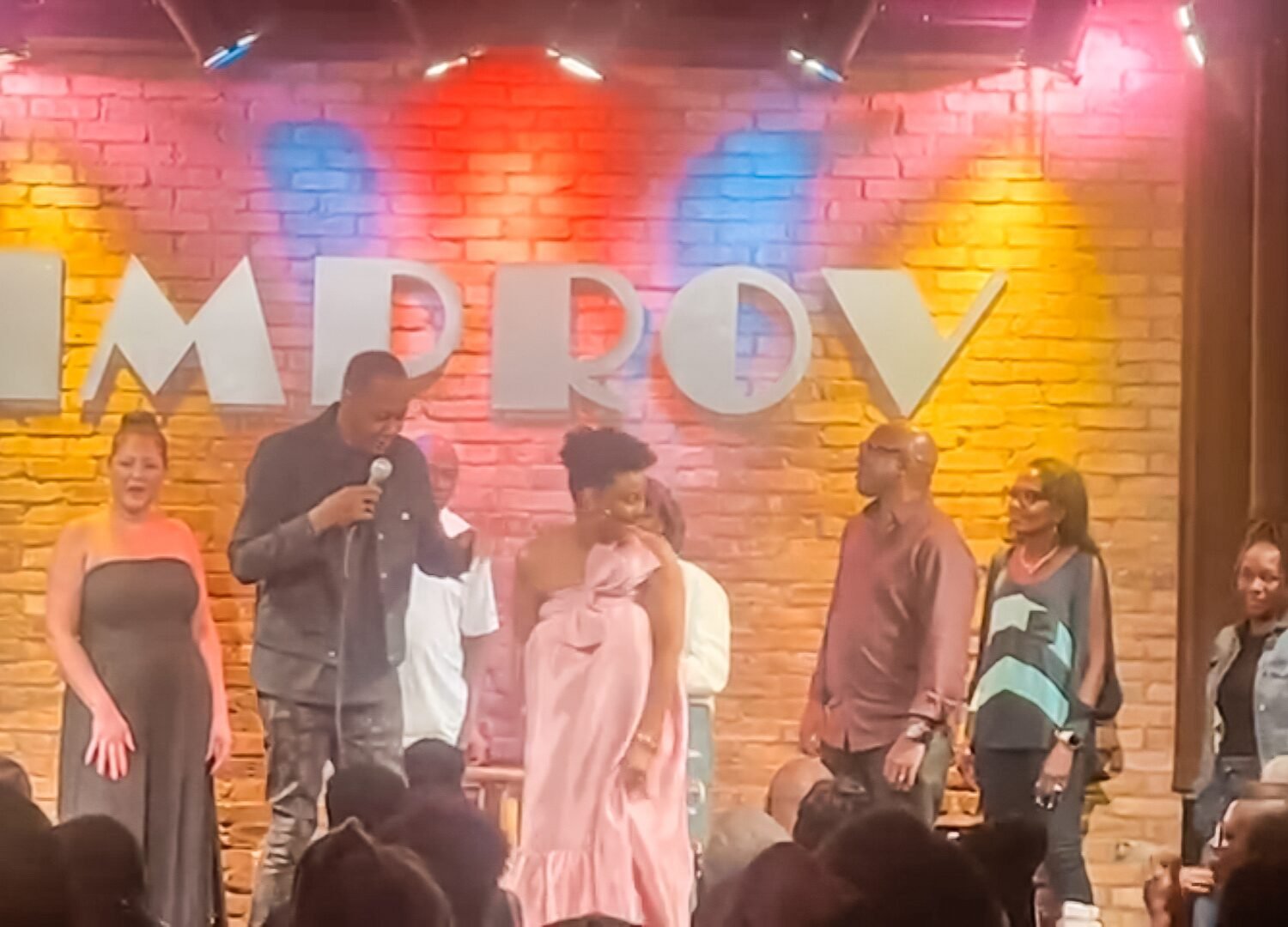 Mark Curry at Dallas Improv on August 29, 2025 with This Bahamian Gyal Blogger, Rogan